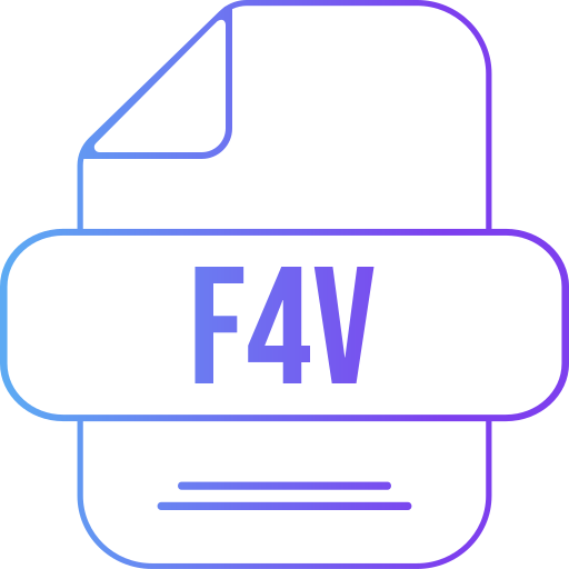 f4v icono gratis