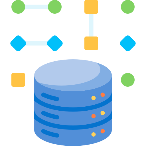 Datos desestructurados icono gratis