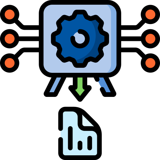 Machine Generated Data Special Lineal Color Icon