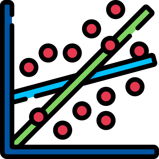 Regression icono gratis