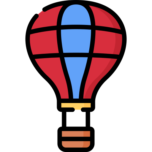 Hot air balloon - free icon