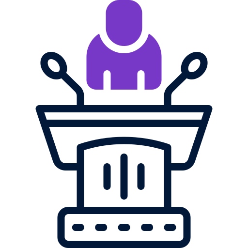 conferencia icono gratis