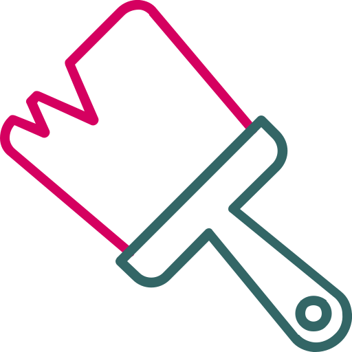 cepillo de pintura icono gratis