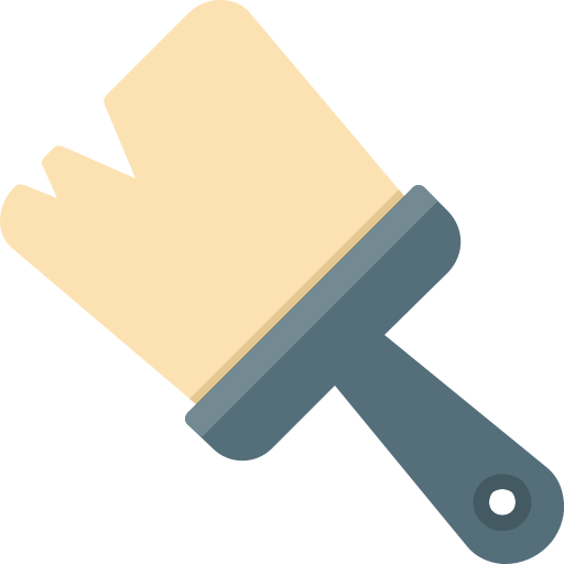 cepillo de pintura icono gratis