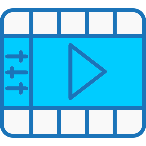 Editor de vídeo - ícones de ferramentas de edição grátis