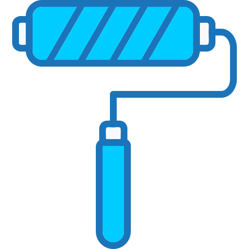 Малярный валик бесплатно иконка
