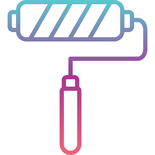 Paint roller free icon