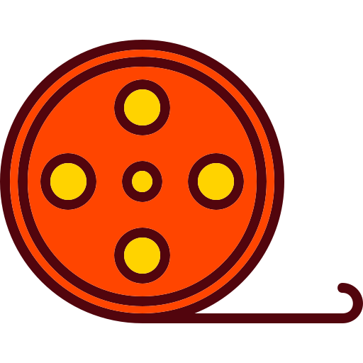 carrete de película icono gratis