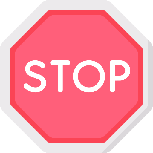 Stop sign Special Flat icon