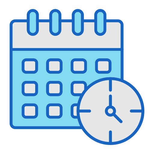 Schedule Generic color lineal-color icon