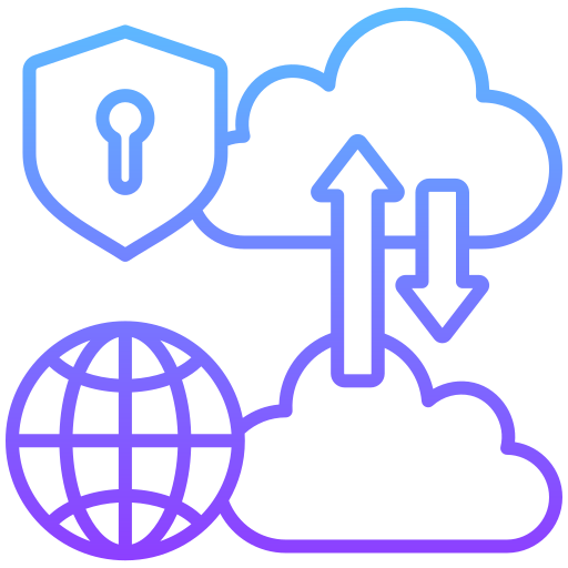 computación en la nube icono gratis