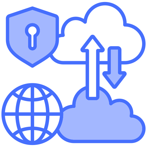 computación en la nube icono gratis
