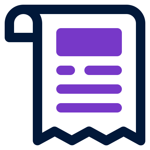 facture Icône gratuit