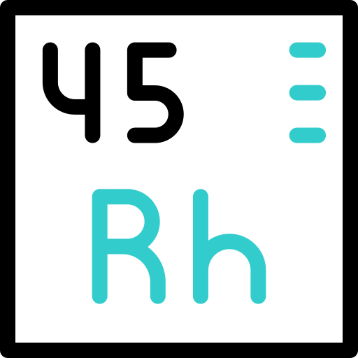 Rhodium free icon Rhodium free icon