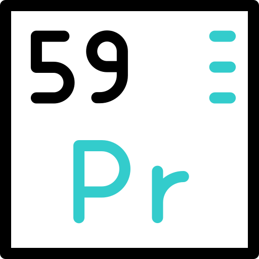 Praseodymium free icon