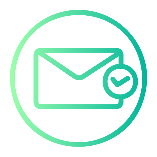 Email Generic gradient outline icon