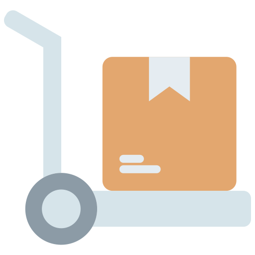 caja de entrega icono gratis