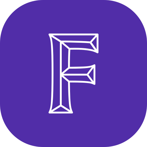 Letter f - Free education icons