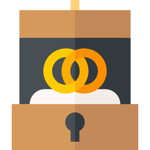 anillos de boda icono gratis