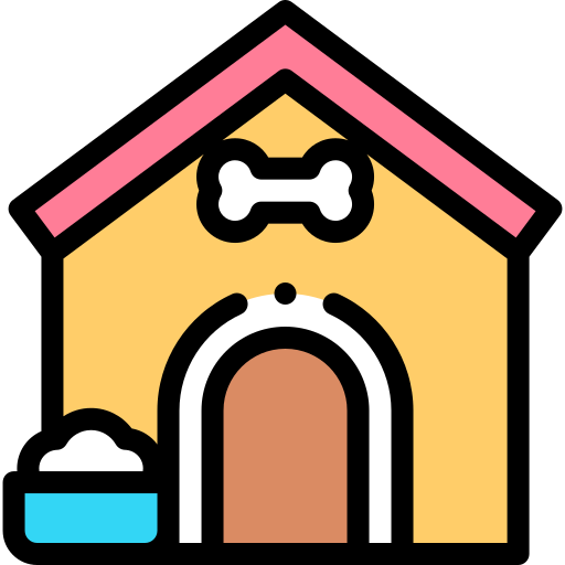 casa de perro icono gratis