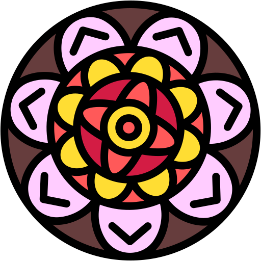 Mandala Generic color lineal-color icon