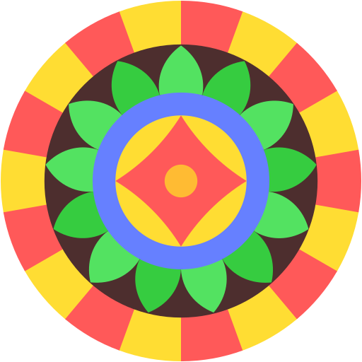 Mandala Generic color fill icon