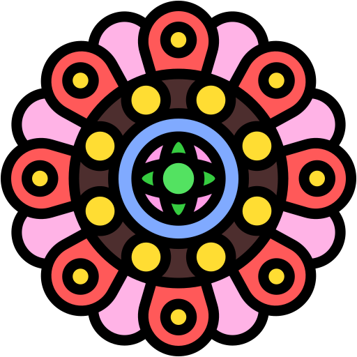 Mandala Generic color lineal-color icon