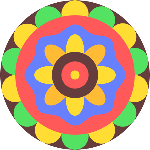 Mandala Generic Color Fill Icon