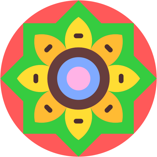 Mandala Generic color fill icon