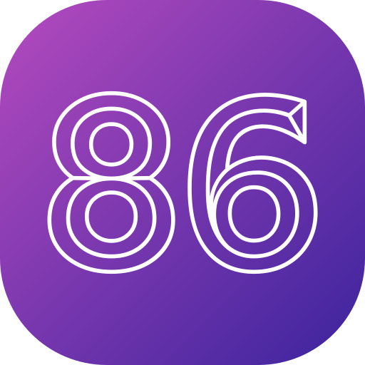 86 icono gratis