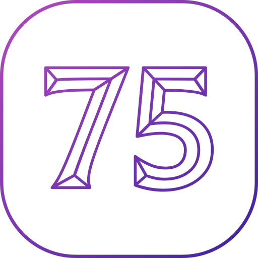 75 Icône gratuit 75 Icône gratuit