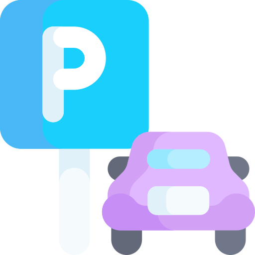 aparcamiento de coches icono gratis