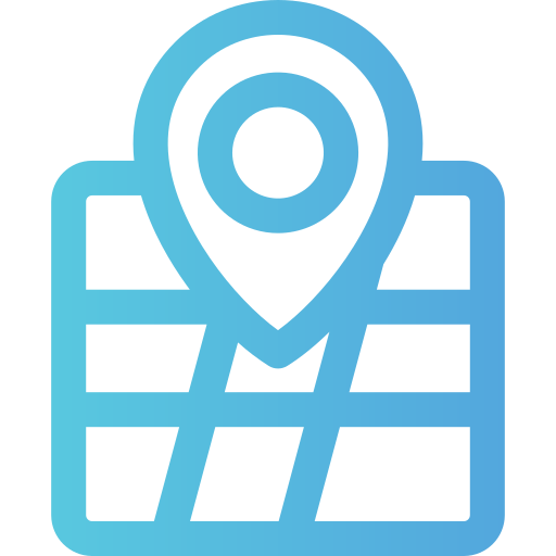 Location Generic gradient outline icon