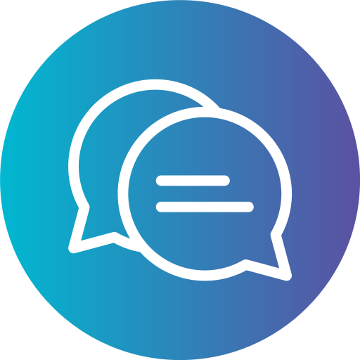 Chat Generic gradient fill icon