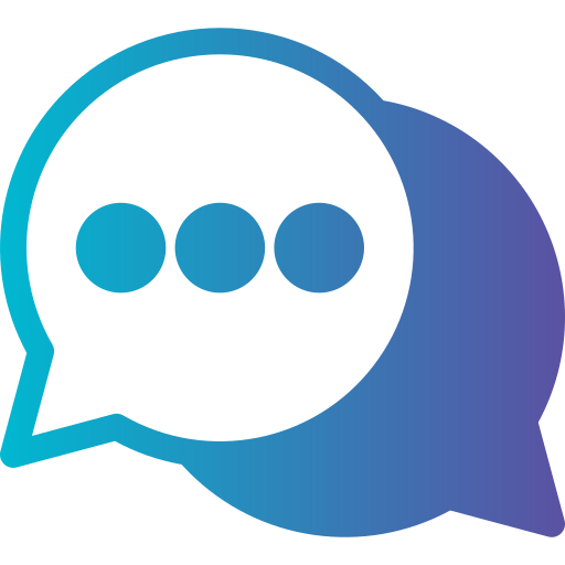 Chat Generic gradient fill icon