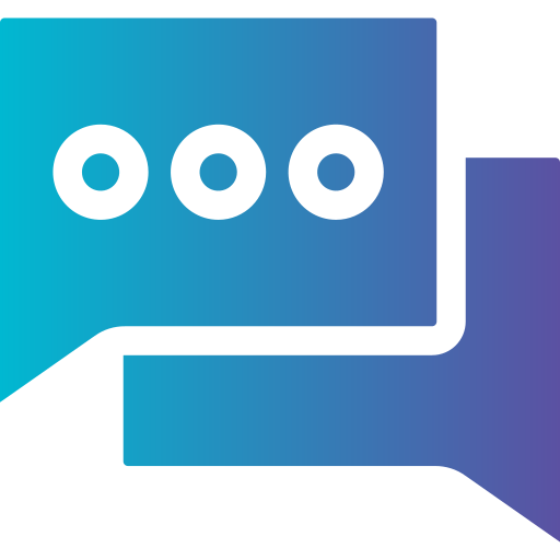 Chat Generic gradient fill icon