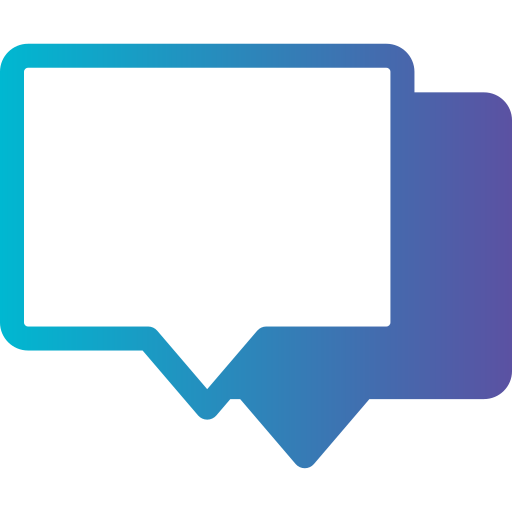 Chat Generic gradient fill icon