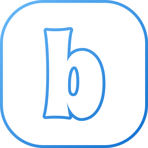 Letter B - Free Shapes And Symbols Icons