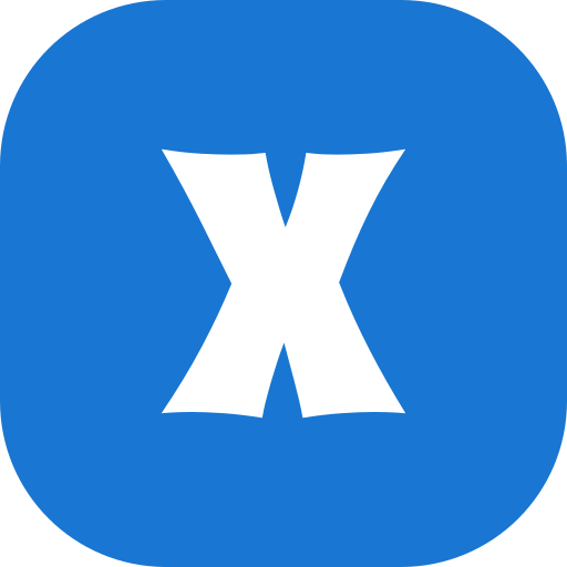 Letter X Generic Color Fill Icon