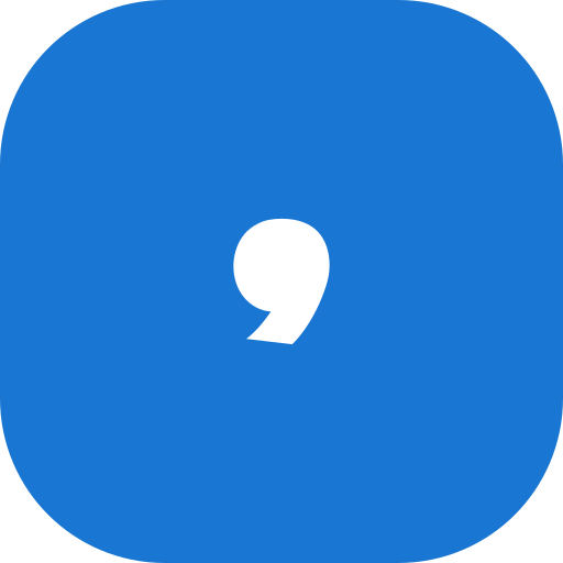 Comma Generic color fill icon