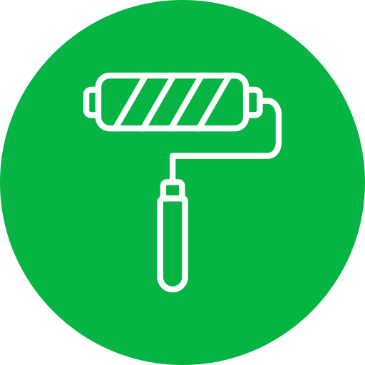 rodillo icono gratis