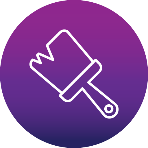 cepillo de pintura icono gratis