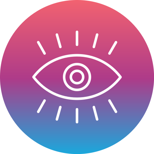 visión icono gratis
