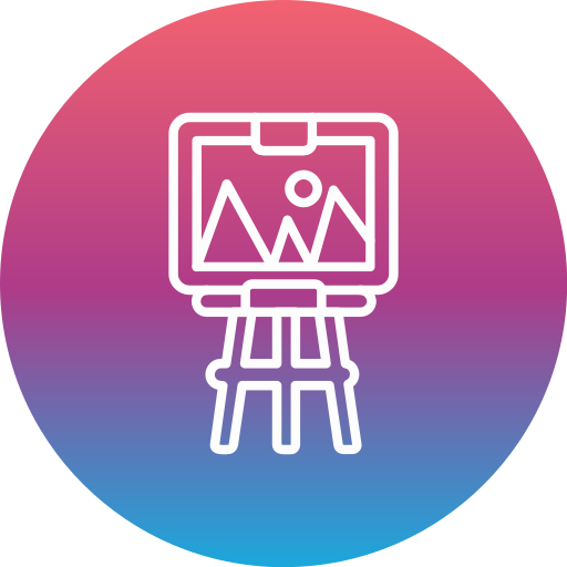 caballete icono gratis