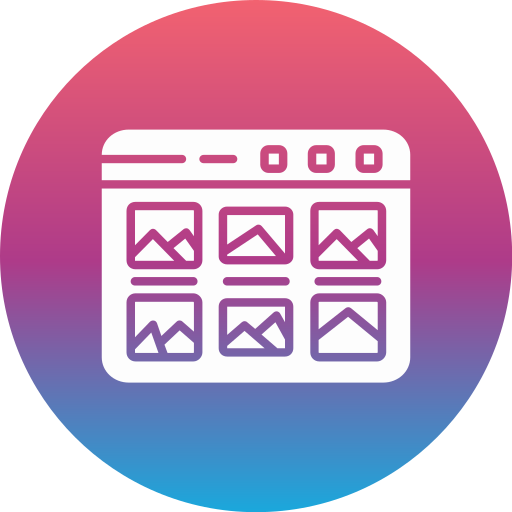 galería icono gratis