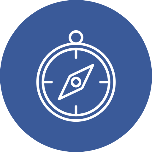 Compass Generic color fill icon