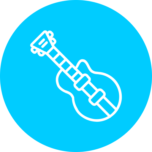 Guitar Generic color fill icon