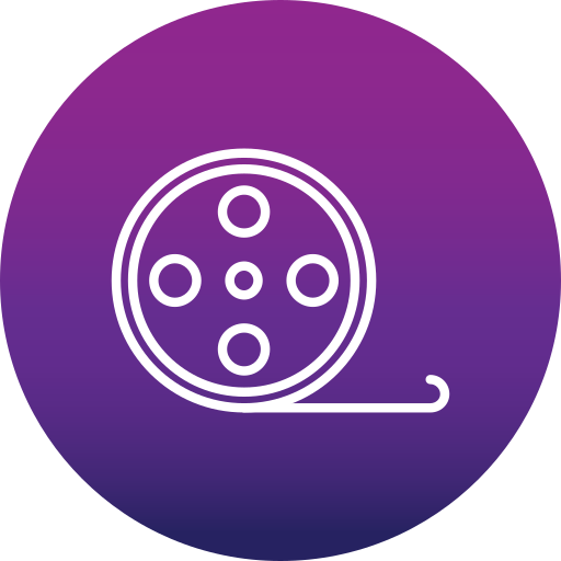 carrete de película icono gratis