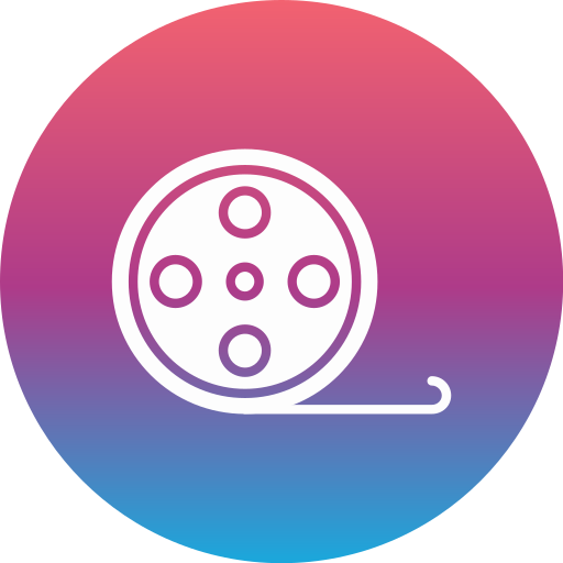 carrete de película icono gratis