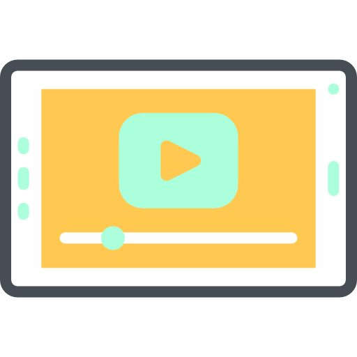 reproductor de video icono gratis